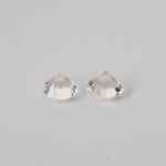  Topaz Pair | Round Cut | White | 5.5mm 