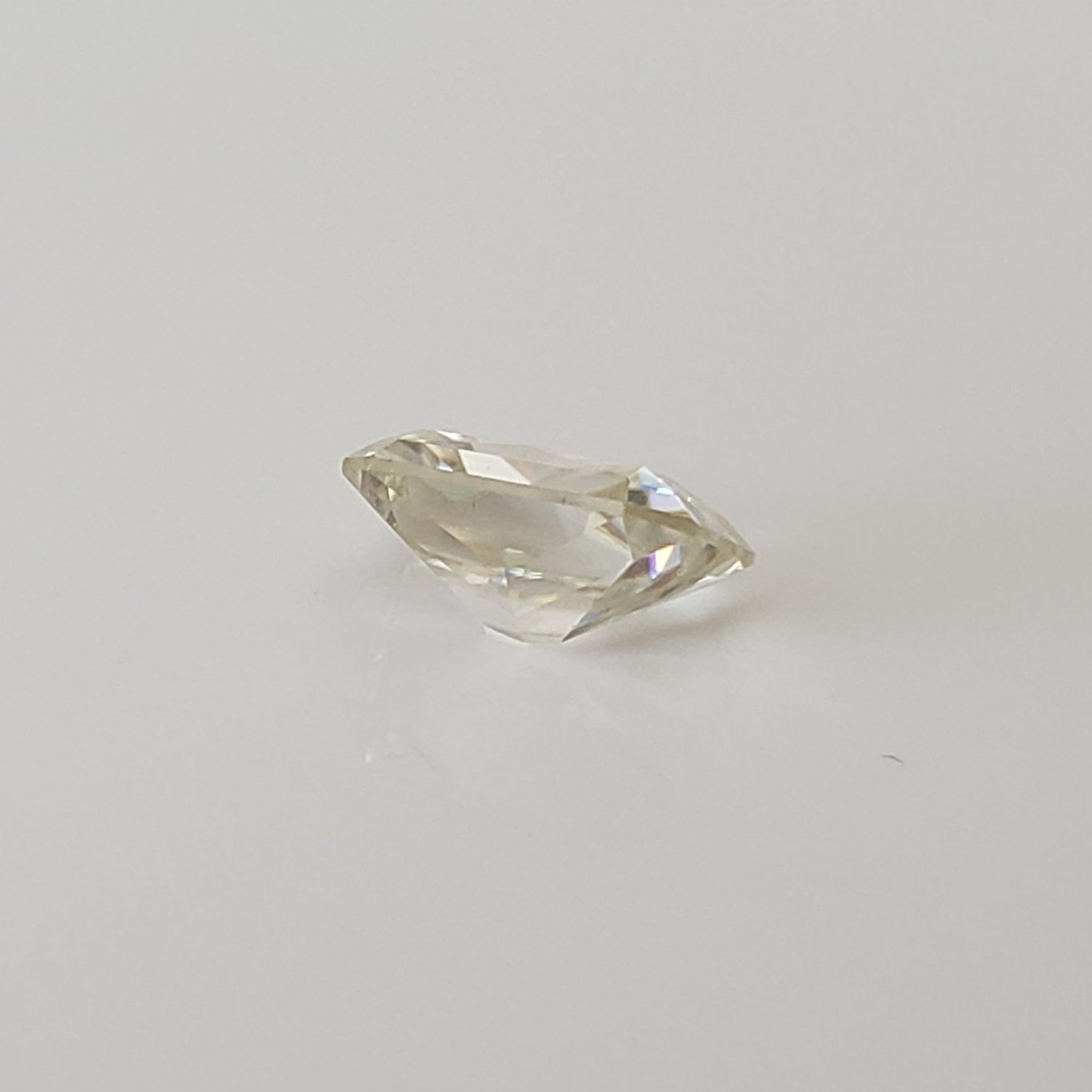 Moissanite | Octagon Cut | Pale Yellow | 8x6mm