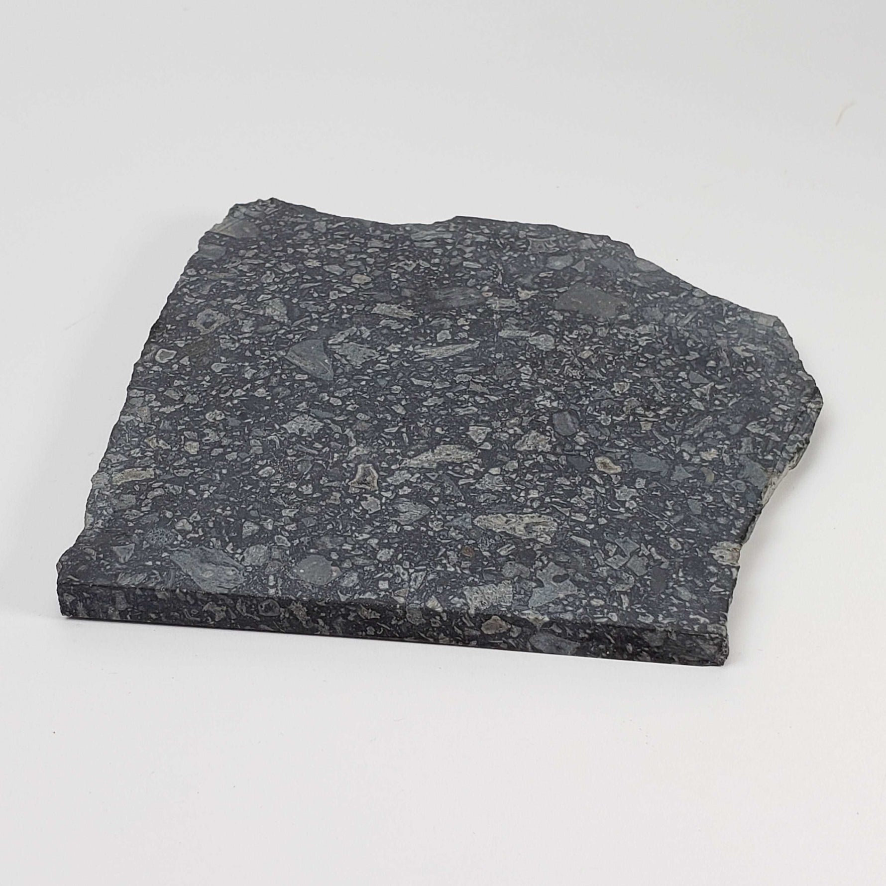 Black Onaping | 217 Grams | Impactite Breccia Slice | Sudbury Structure, Canada