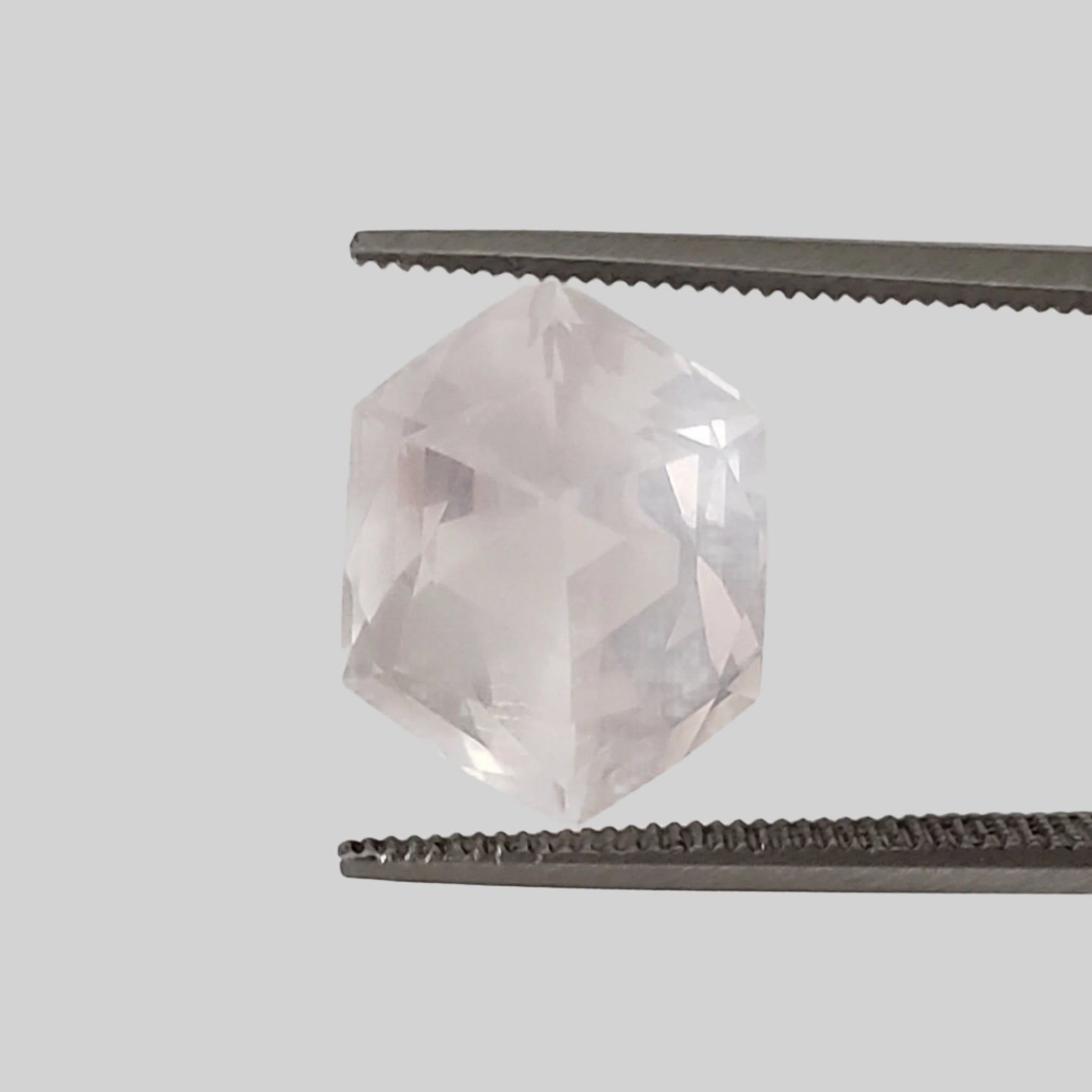 Rose Quartz | Modified Hexagon Cut | 13.5x10x8.5mm 5.7ct