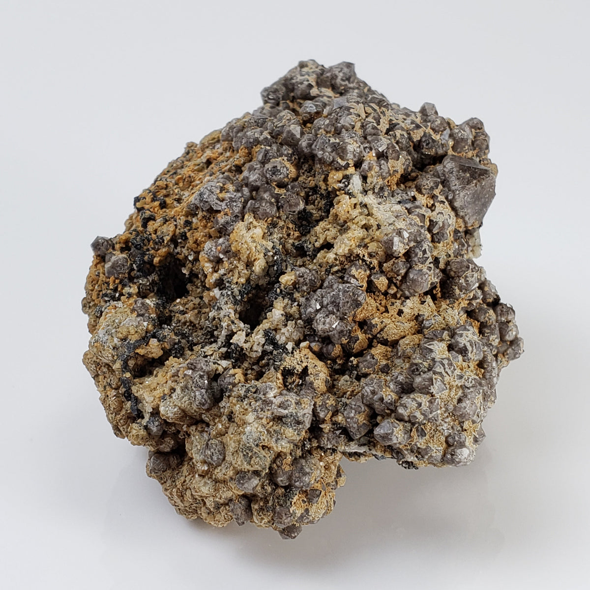 Albite, Pyrite, Siderite, Quartz Crystal 119.5 gr MSH Quebec 9