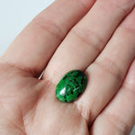  Maw Sit Sit | Oval Cabochon | Rare Bright Green | 18x13mm 9.70ct 