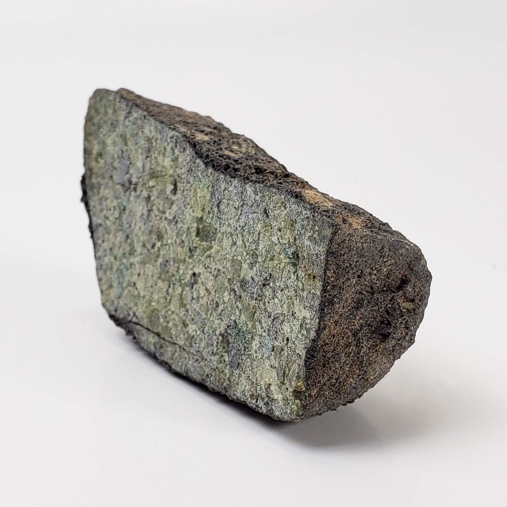 Olivine Volcanic Bomb | Lava Coated Crystal | 60 gr | Mortlake, Victoria, Australia