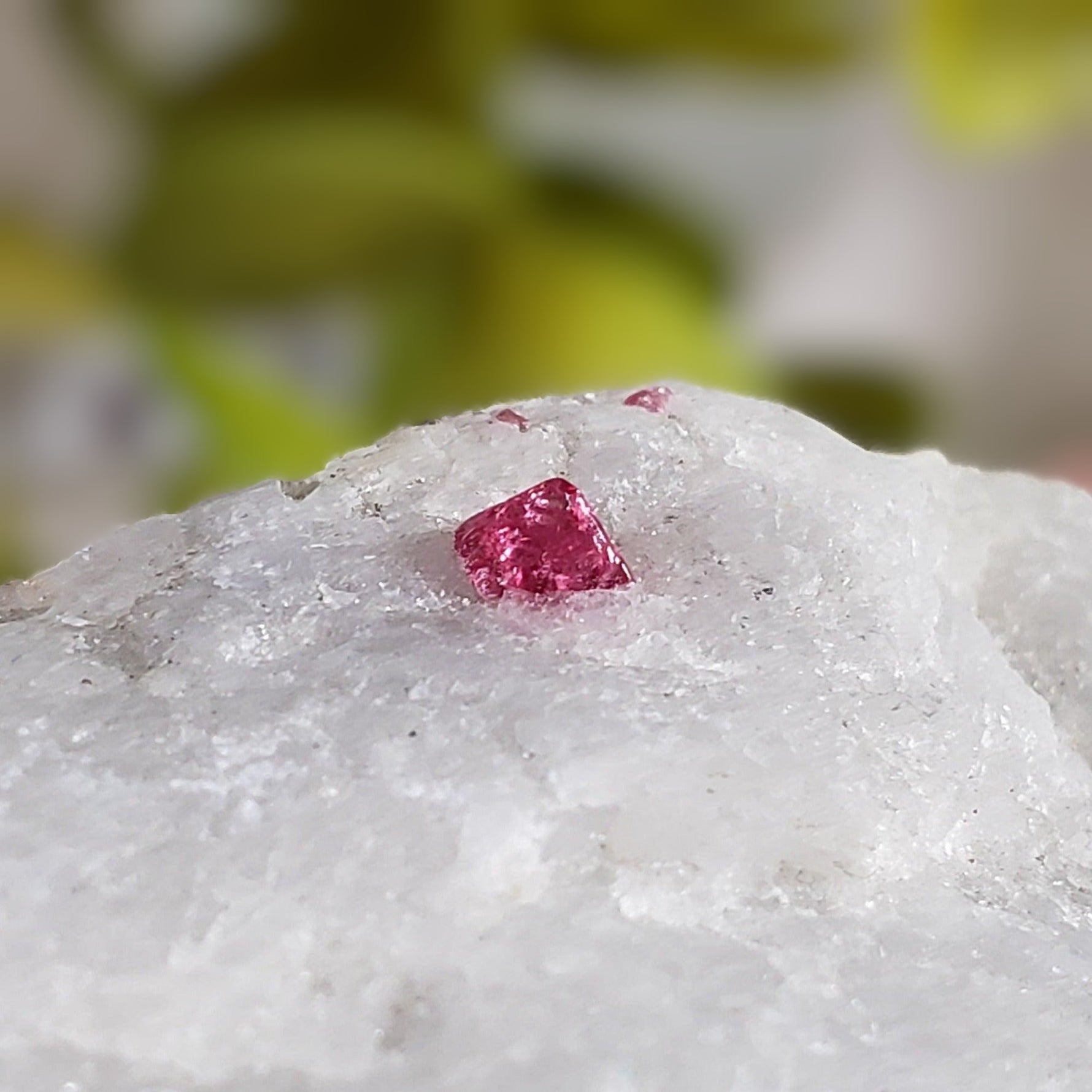  Red Spinel Crystal in Marble Host 212.7 gr, 1,063.5 ct from Mogok, Myanmar 