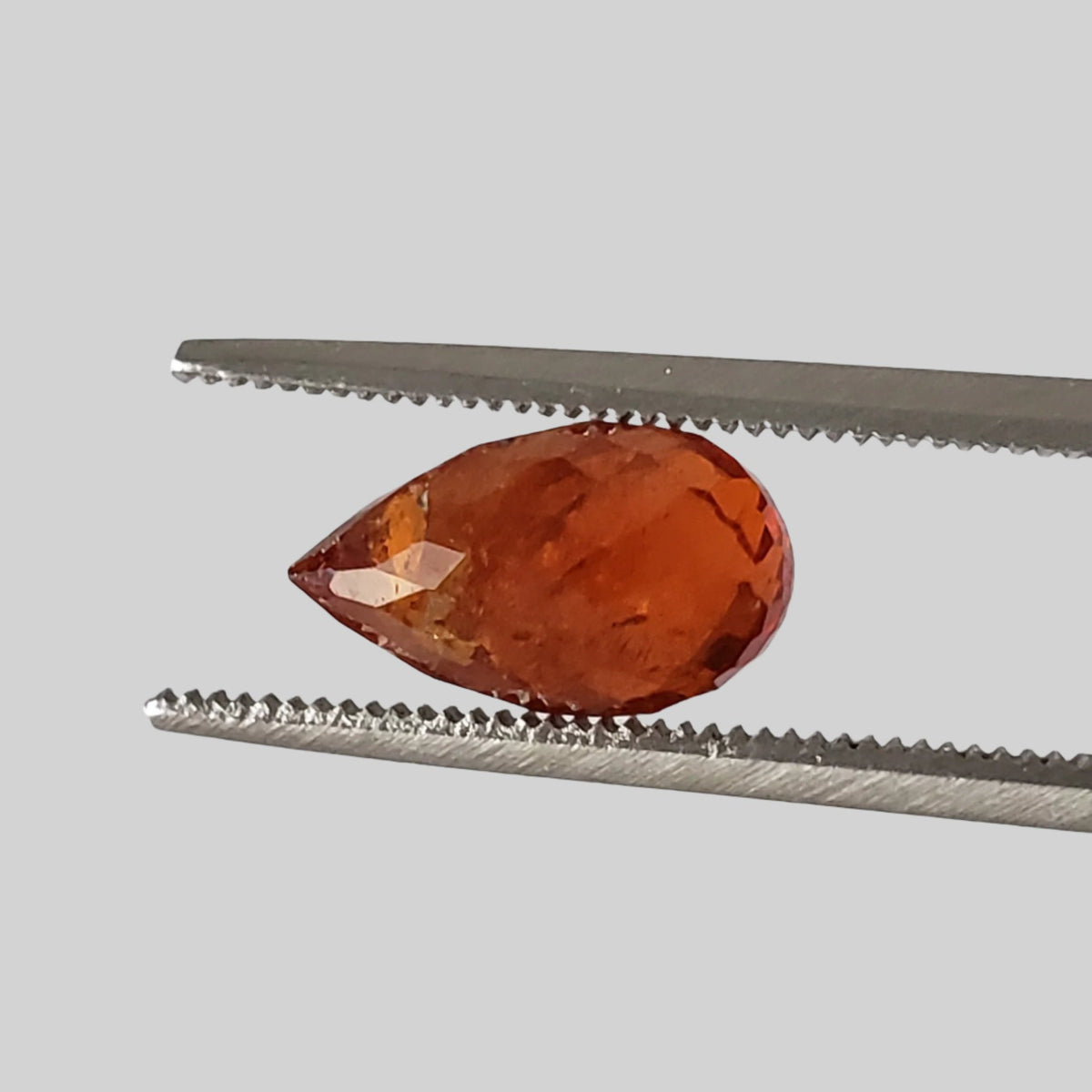  Spessartite Garnet | Briolette | Orange Red | 10x6mm 3.4ct 