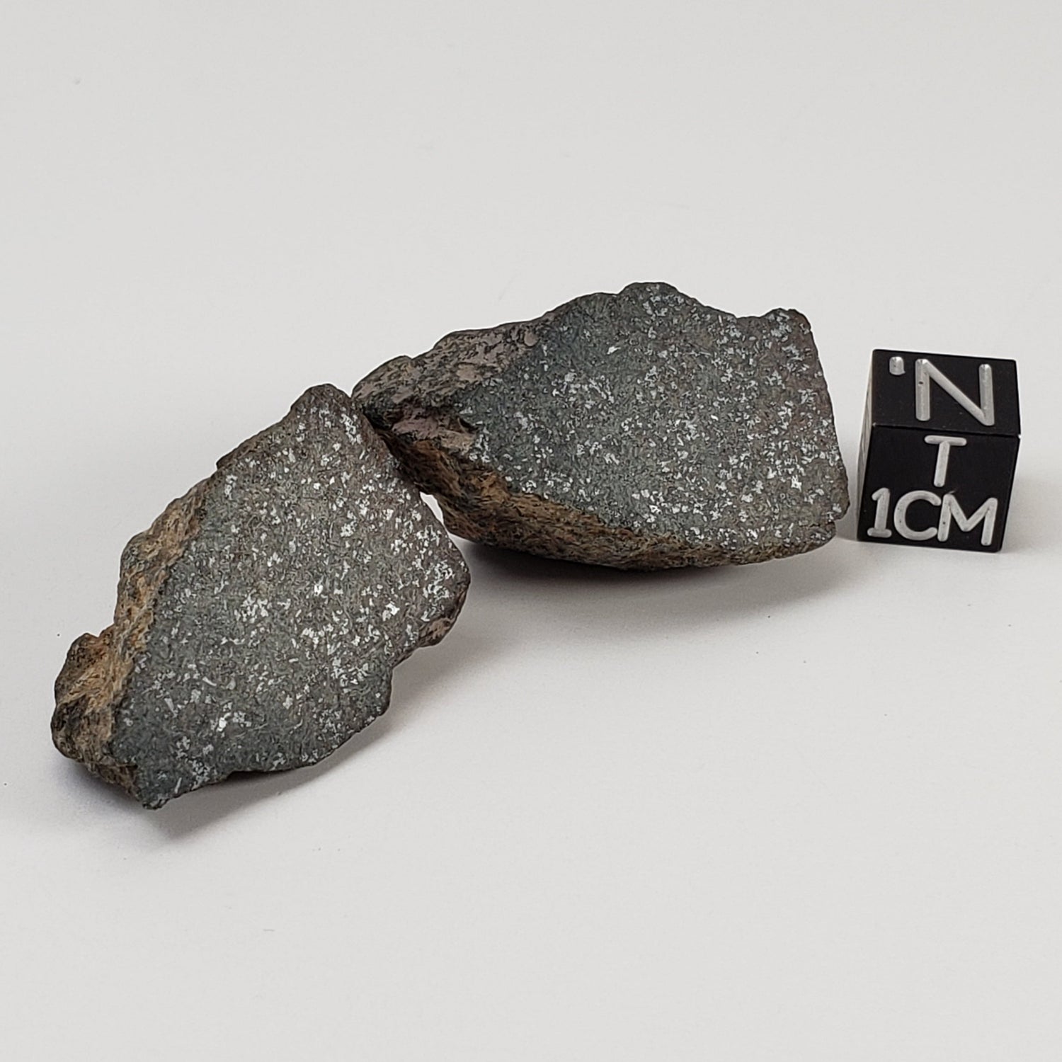 Northwest Africa NWA Meteorite | 26.2 Grams | Two part Cut | Sahara