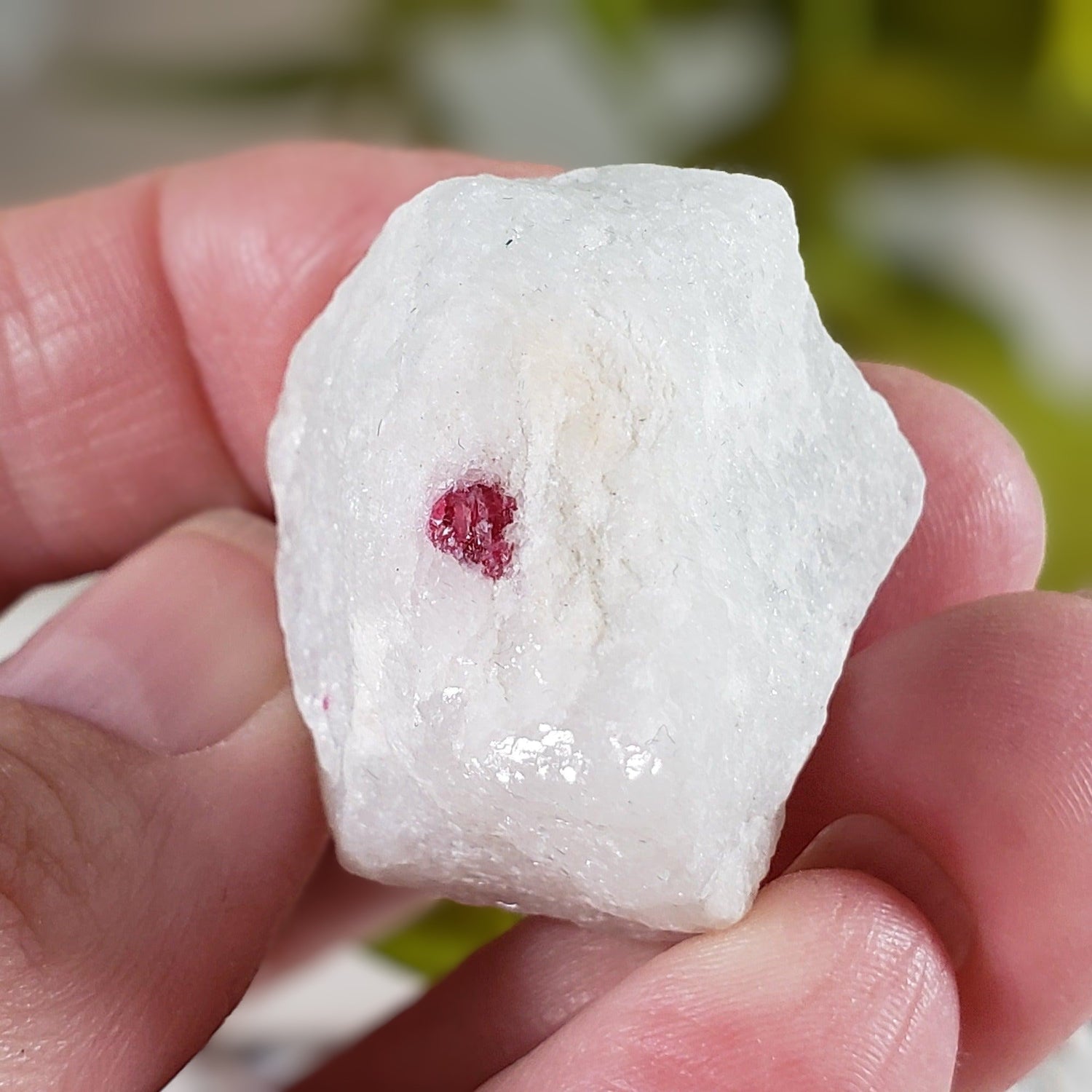 Spinel Crystal in Marble Host | Red Spinel | 25 gr, 126.8 ct | Mogok, Myanmar