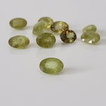  Sphene | Oval Cut | Lime Green | 7x5mm 