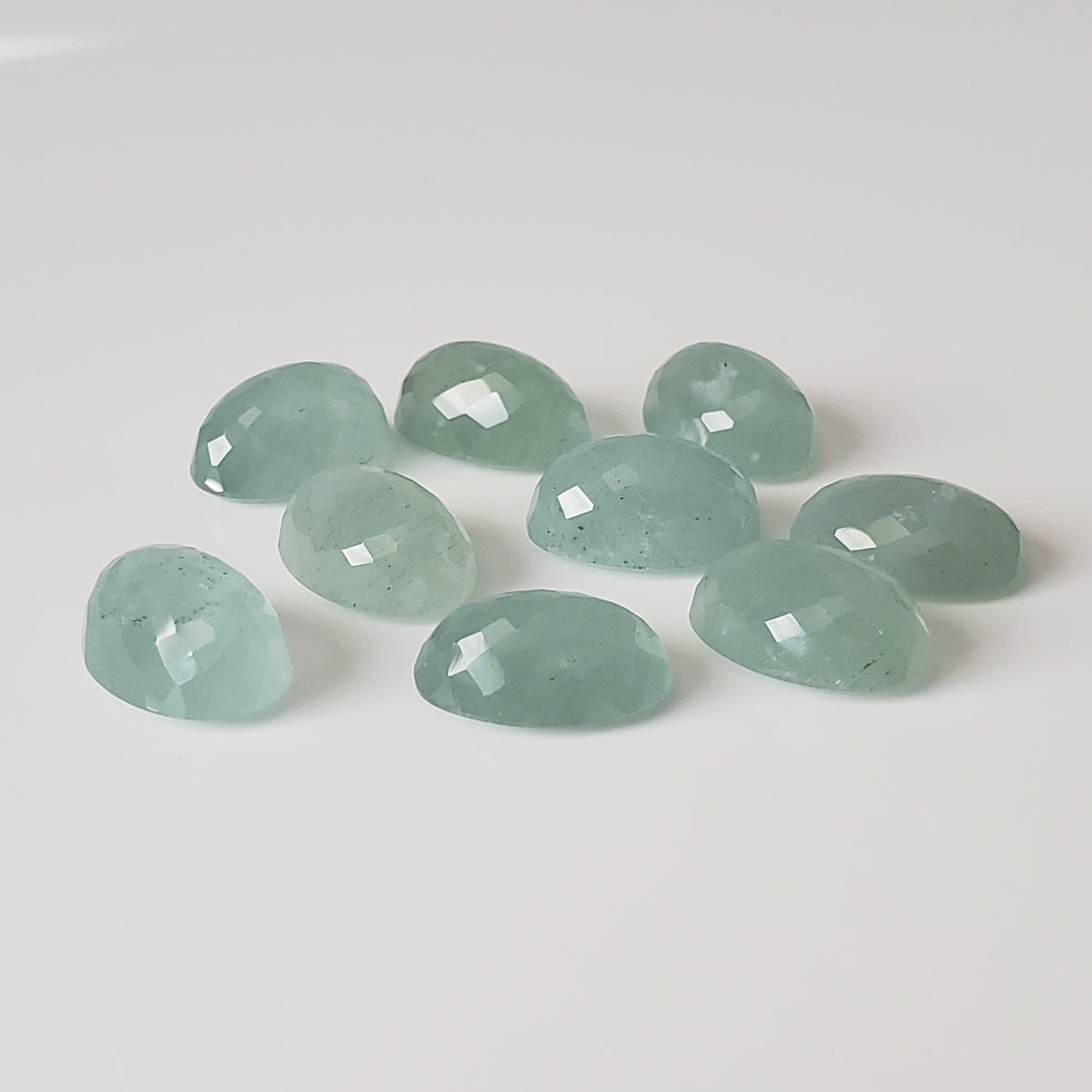 Silky Aquamarine | Oval Cut | Light Blue | 14X10mm