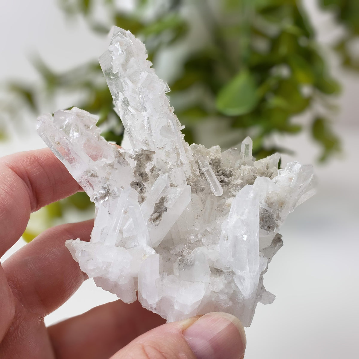 Barite Crystals on Quartz Points | 228.77 gr | Le Shan, Sichuan Province, China