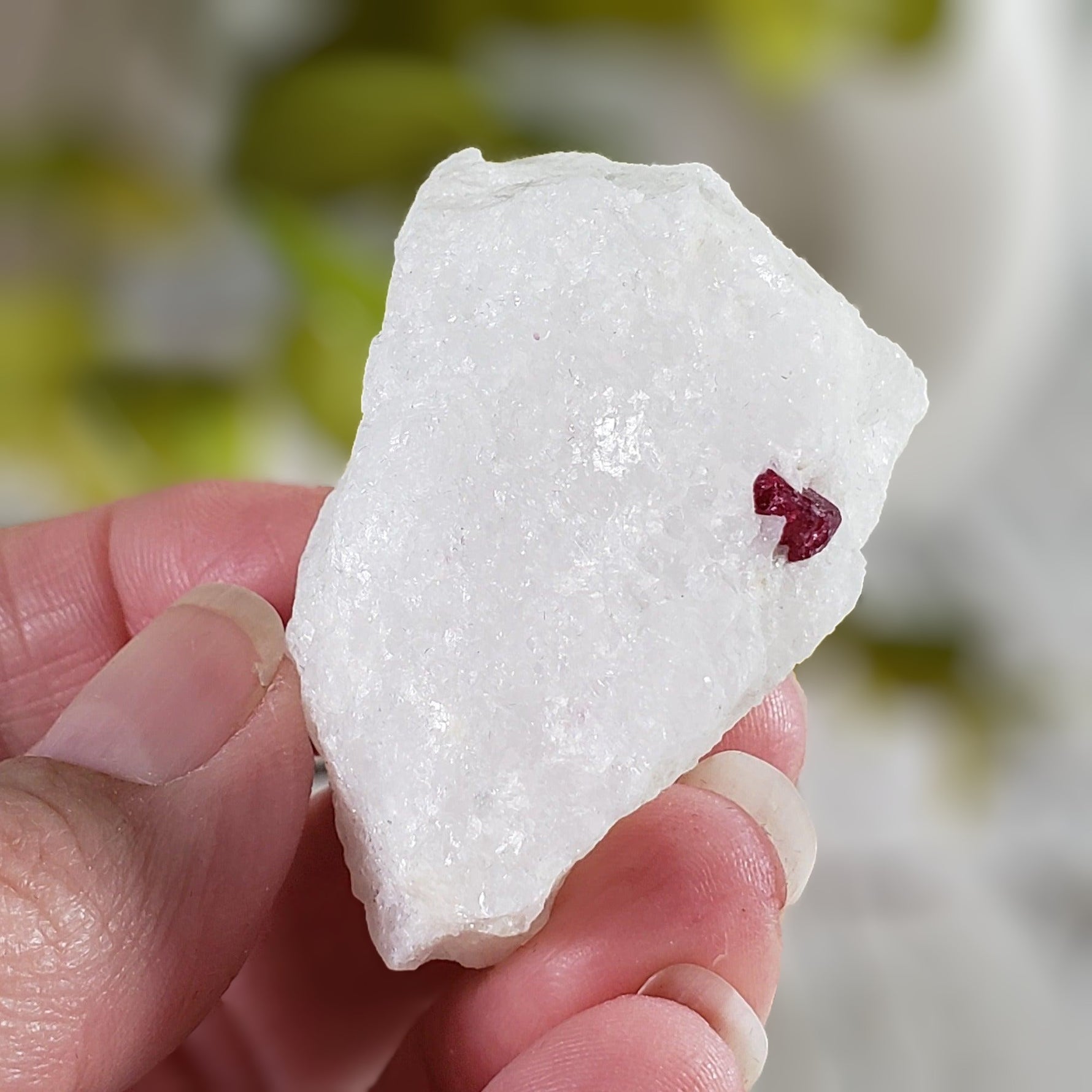 Spinel Crystal in Marble Host | Red Spinel | 59 gr, 294.8 ct | Mogok, Myanmar