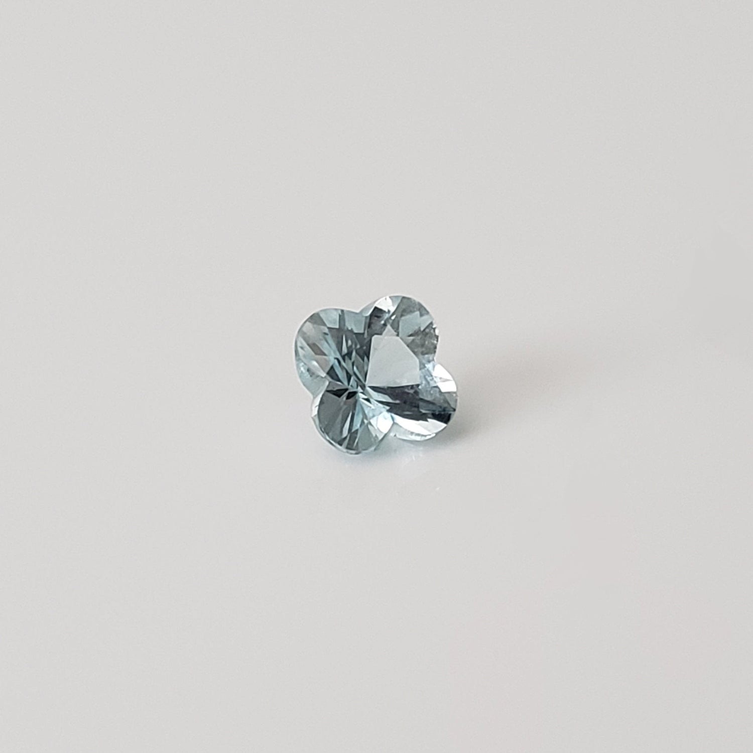 Aigue-marine | Coupe en forme de fleur | Bleu | 5mm 0.6ct