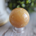  Yellow Jade Sphere 55.5 mm 243.7 grams from China 