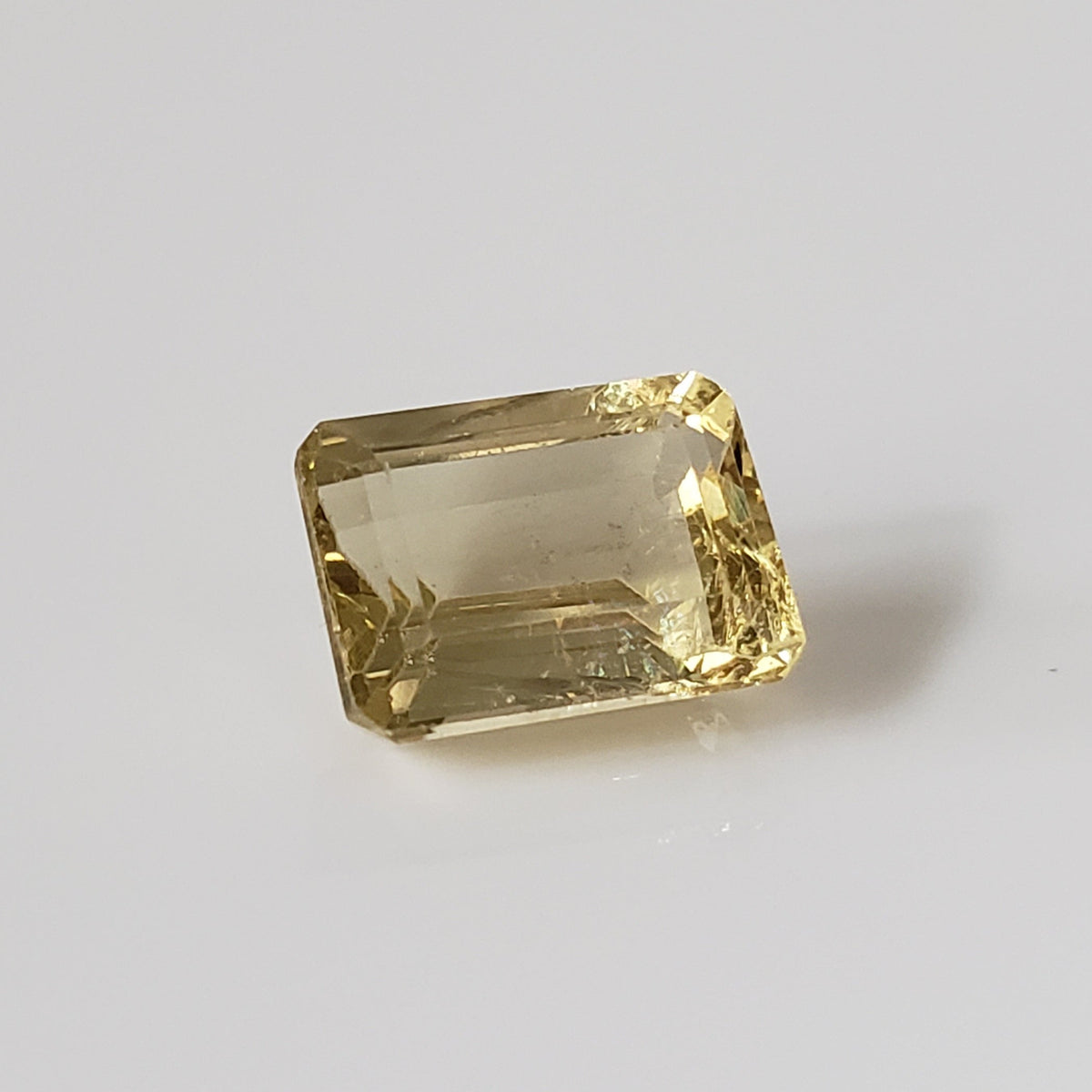 Apatite | Octagon Cut | Lemon Yellow | 11x8.3mm 5.0ct