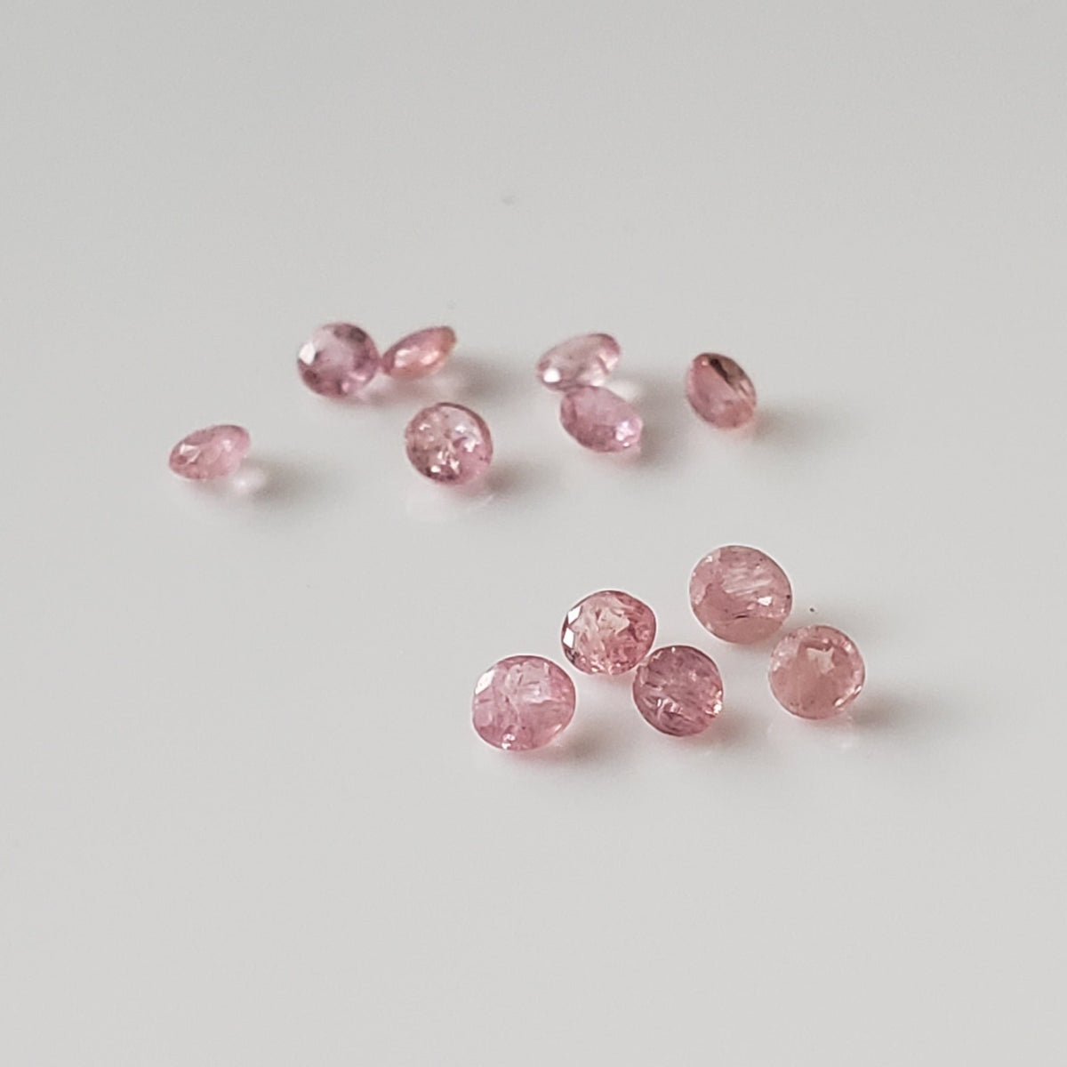  Pezzottaite | Round Cut | Rare Untreated Gemstone | Pink | 1.8mm 