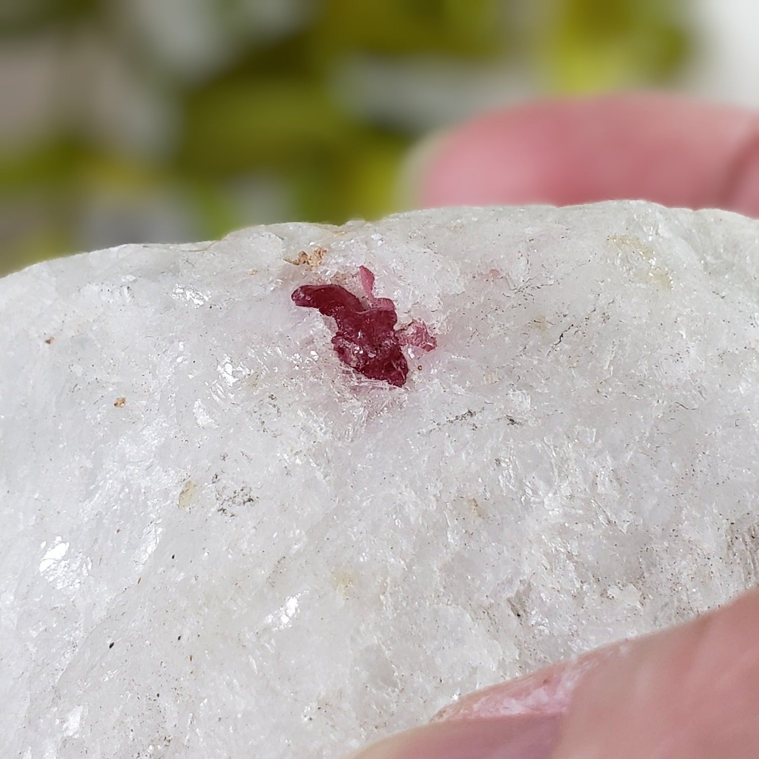  Red Spinel Crystal in Marble Host 172.2 gr, 860.9 ct from Mogok, Myanmar 