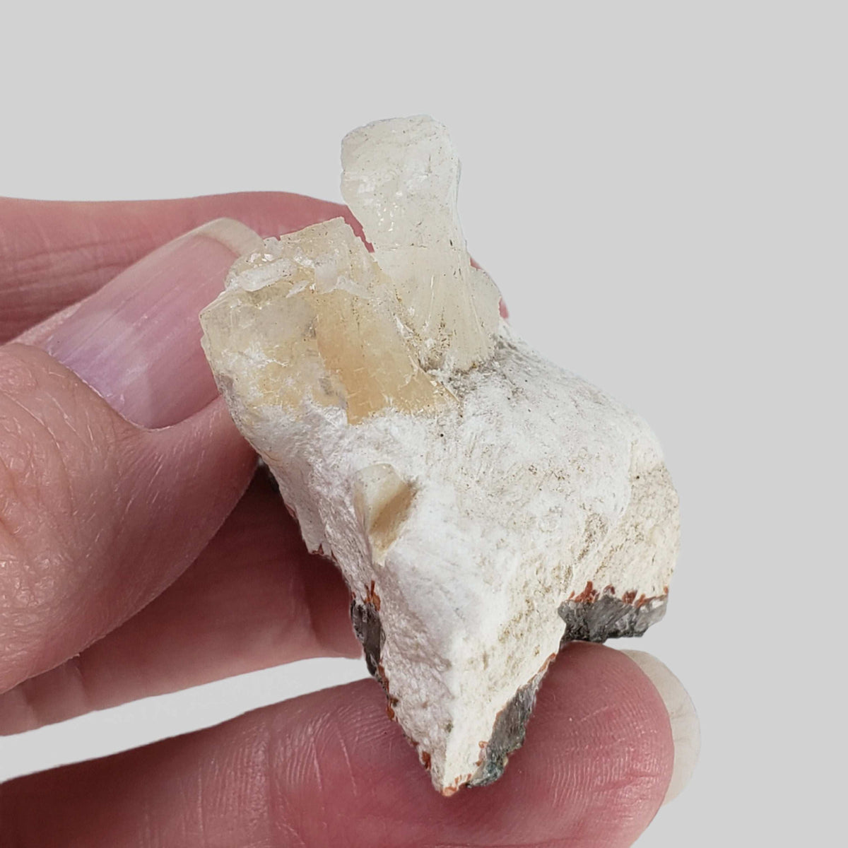   Stilbite Crystal on Matrix | 18 grams | India 