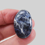  Sodalite | Oval Cabochon | Navy Blue | 32x20mm 43.6ct | Africa 