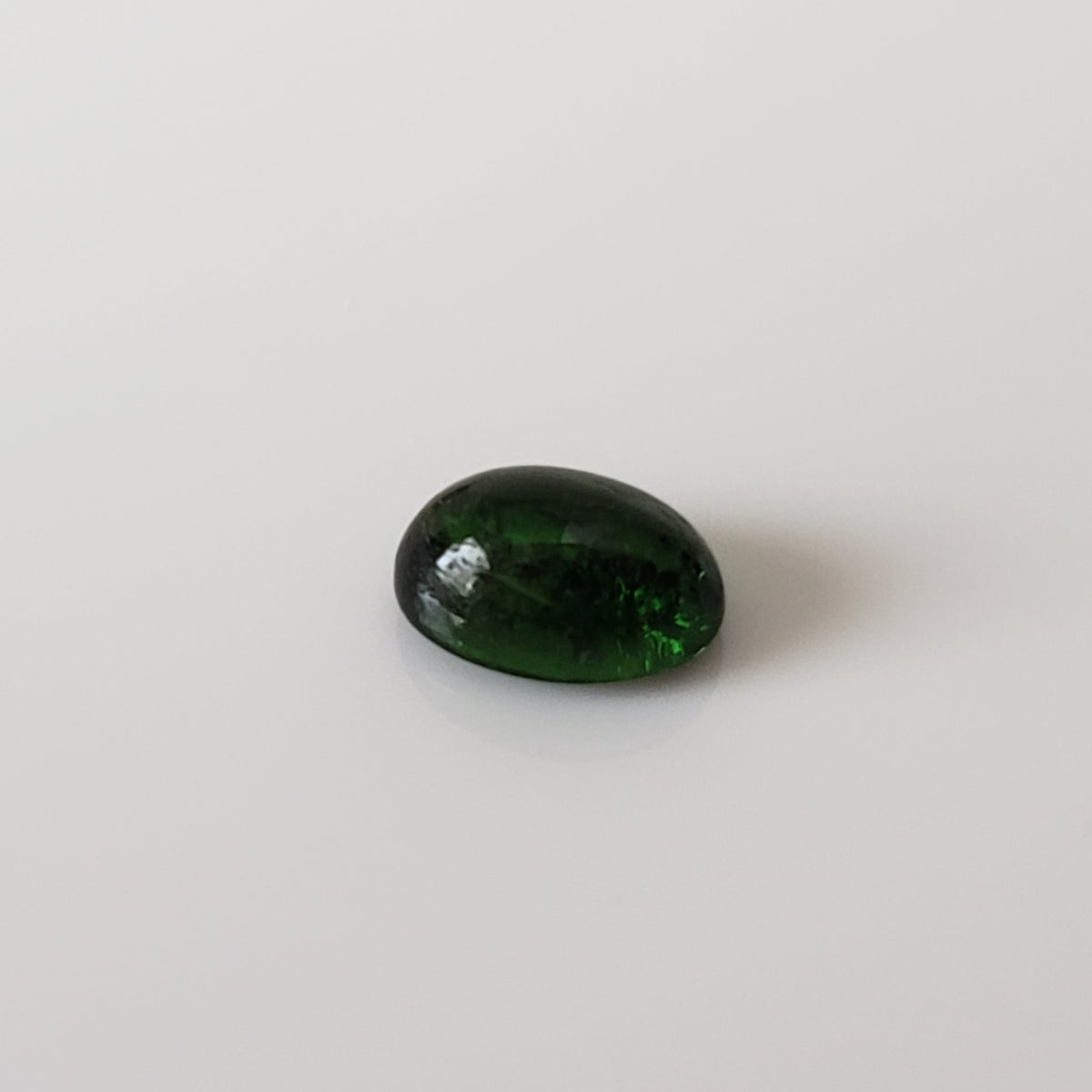 Tourmaline | Oval Cabochon | Chrome Green | 5.7x3.8mm 0.5ct