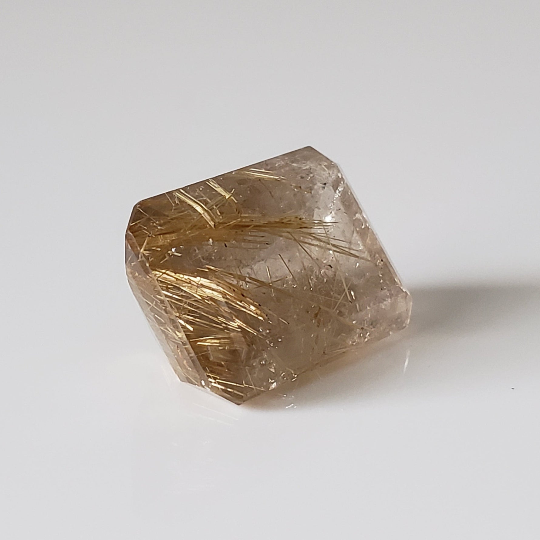  Rutilated Quartz | Octagon Cut | 20x14.8mm 23.7ct | Brazil 