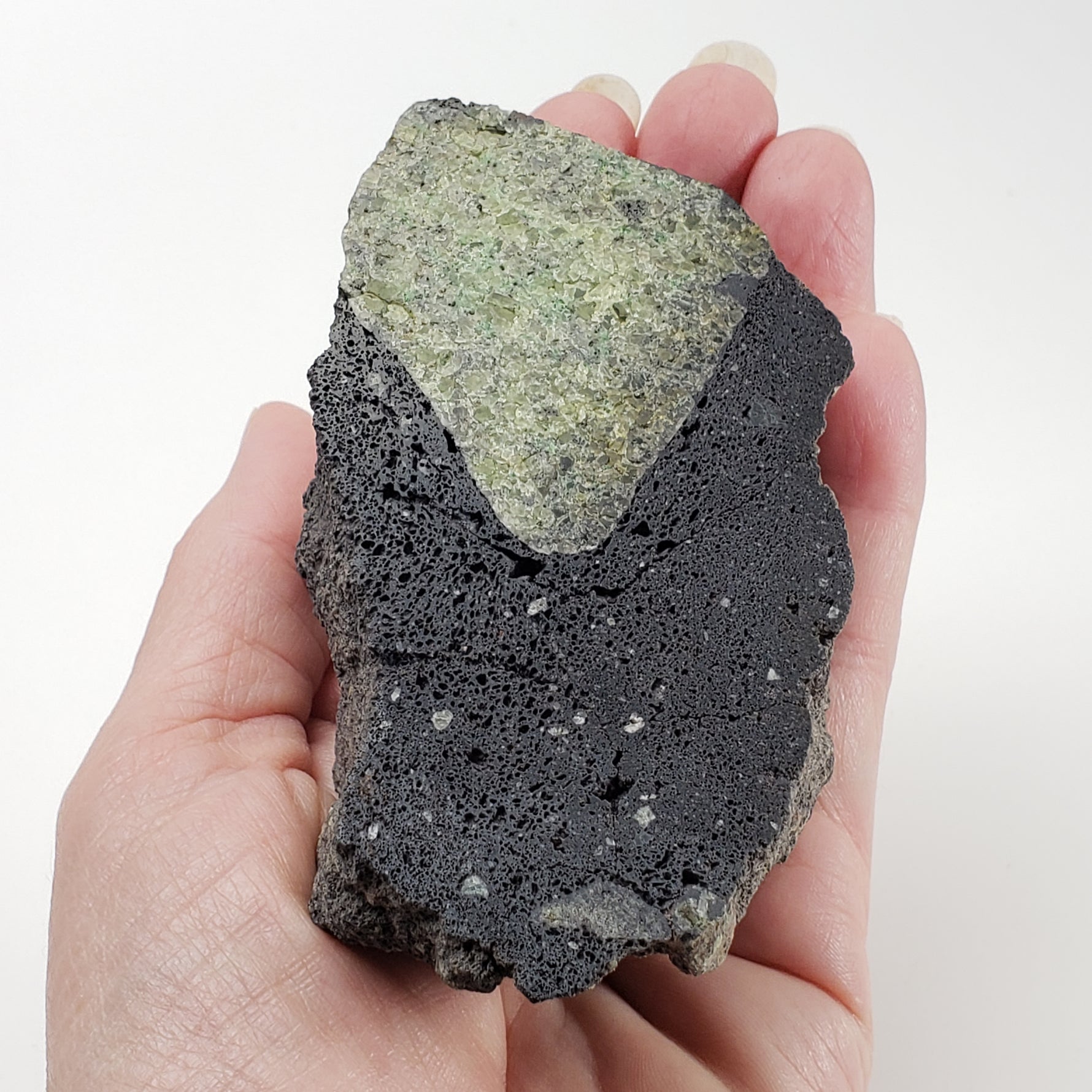 Olivine Volcanic Bomb | Lava Coated Crystal | 293.8 gr | Mt Shadwell, Australia