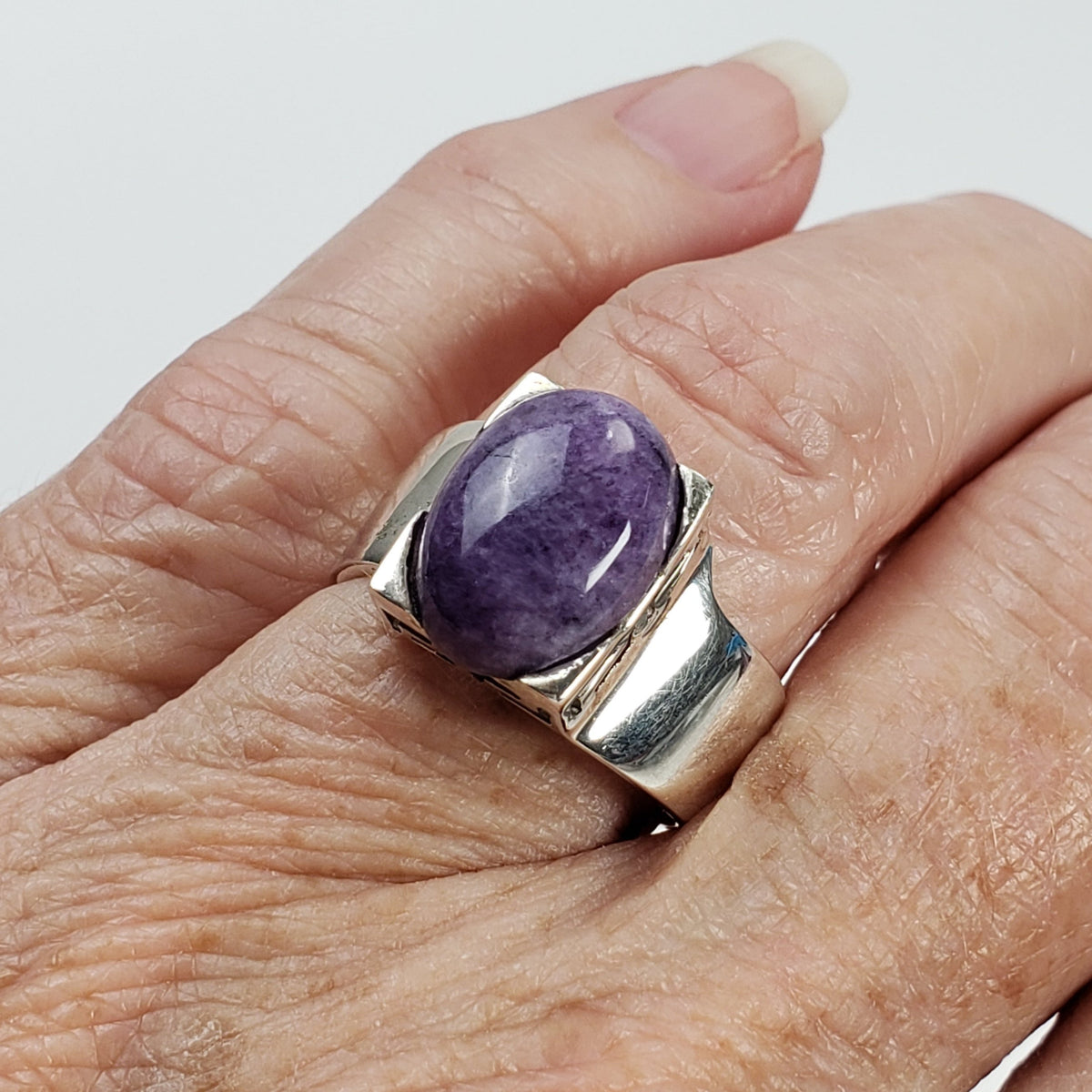  Sugilite Ring | Size 9 | 925 Sterling Silver 