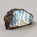  Canadian Labradorite | Polished Flat Stone | Natural Grey Rainbow | 39.6 | Quebec, Canada 