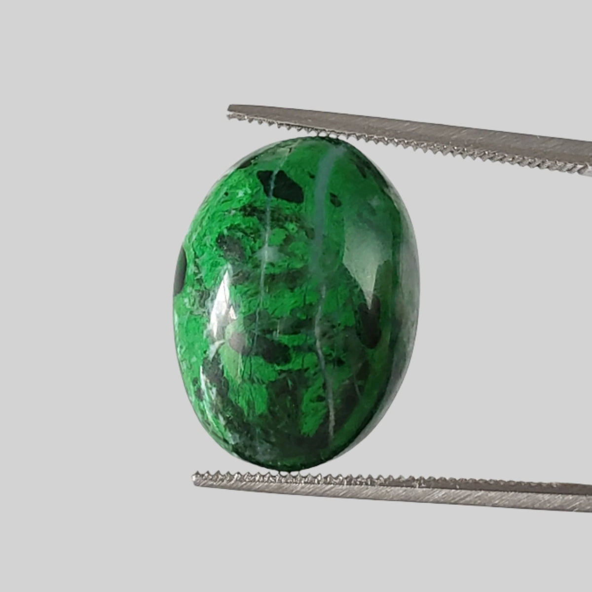  Maw Sit Sit | Oval Cabochon | Rare Bright Green | 18x13mm 9.70ct 