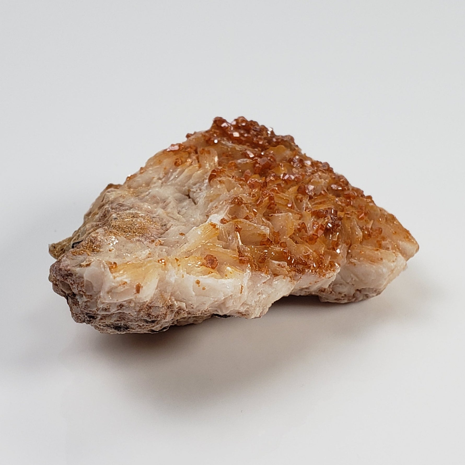  Vanadinite on Barite Crystal | 45.9 grams | Mibladen, Morocco 