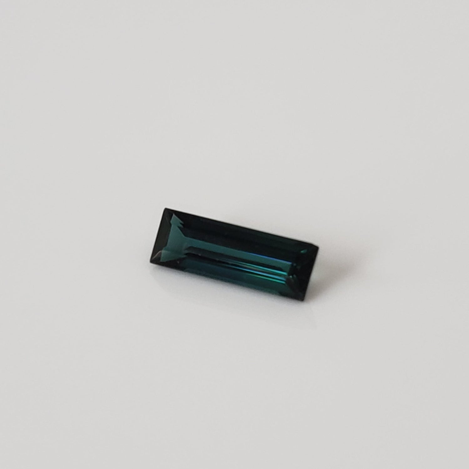 Tourmalines | Coupe baguette | Vert bleu | 9,3x3mm 0,7ct