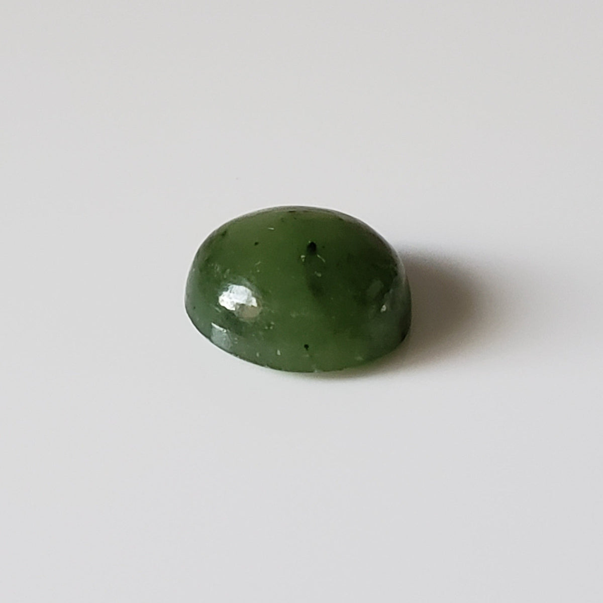 Nephrite | Round Cabochon | Green | 10mm | Canada