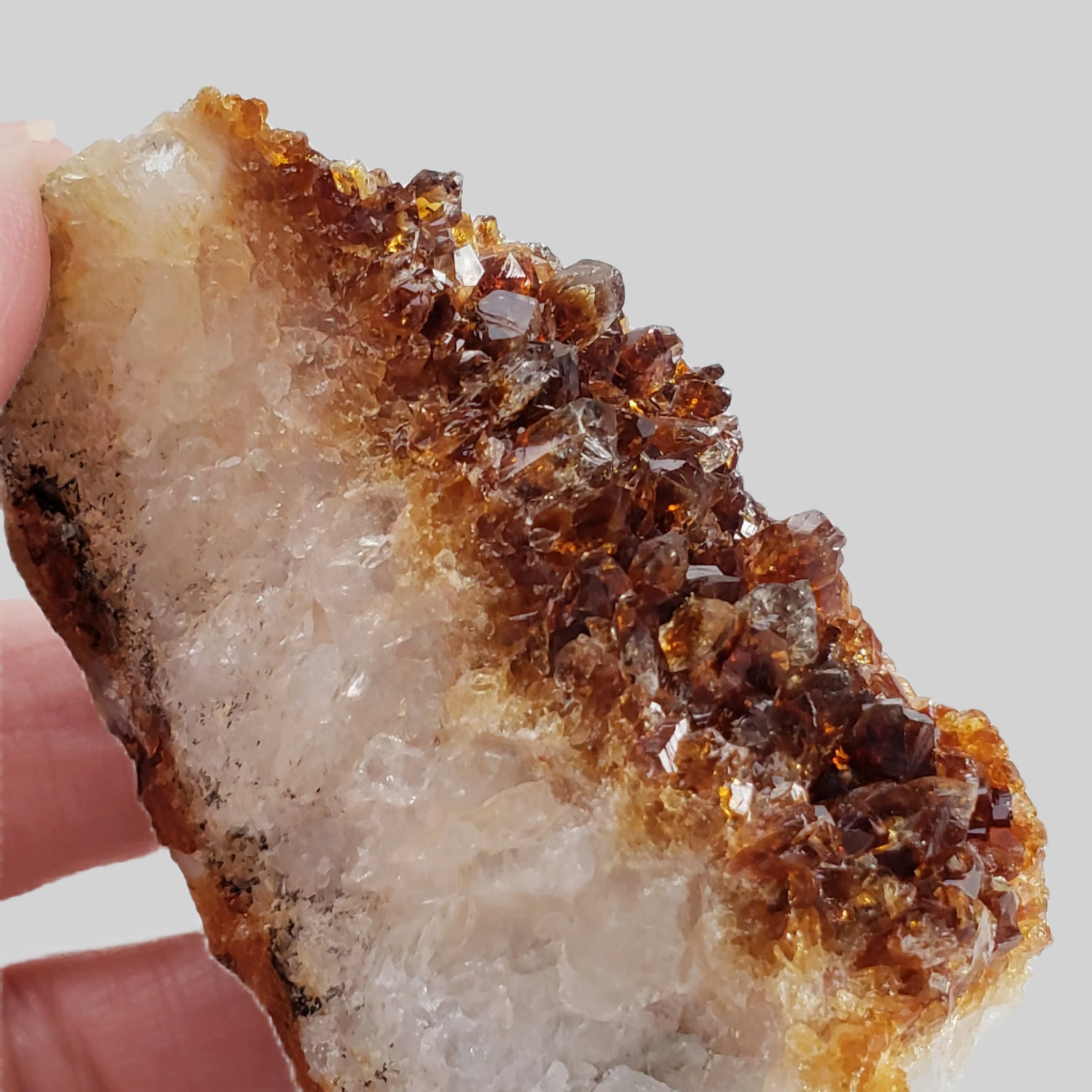 Citrine Crystals on Matrix | 120 grams | Rio do Sul, Brazil