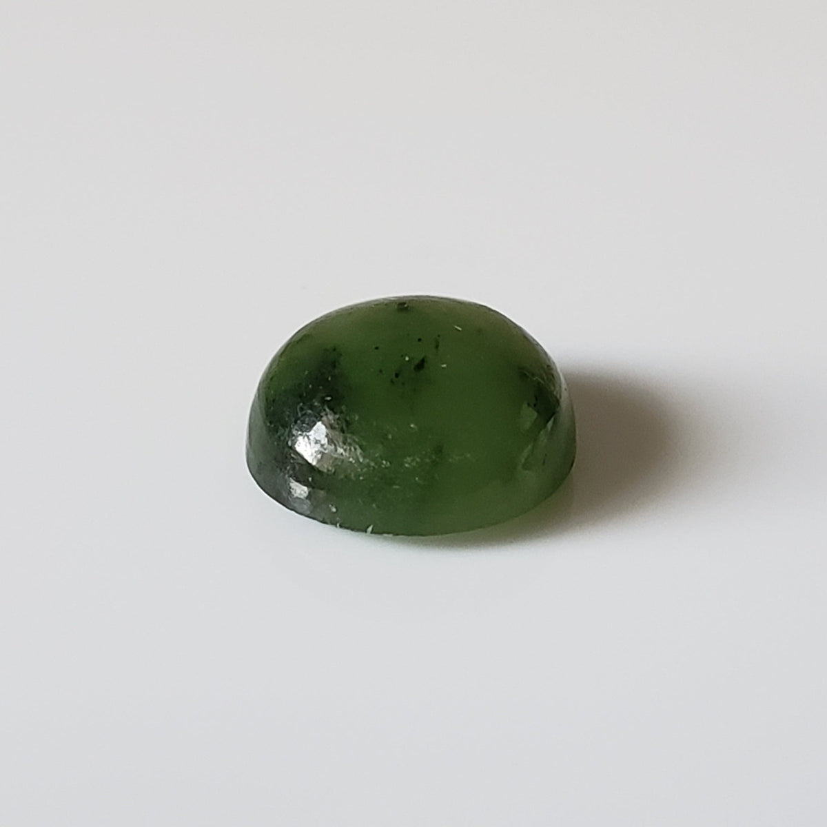Nephrite | Round Cabochon | Green | 10mm | Canada