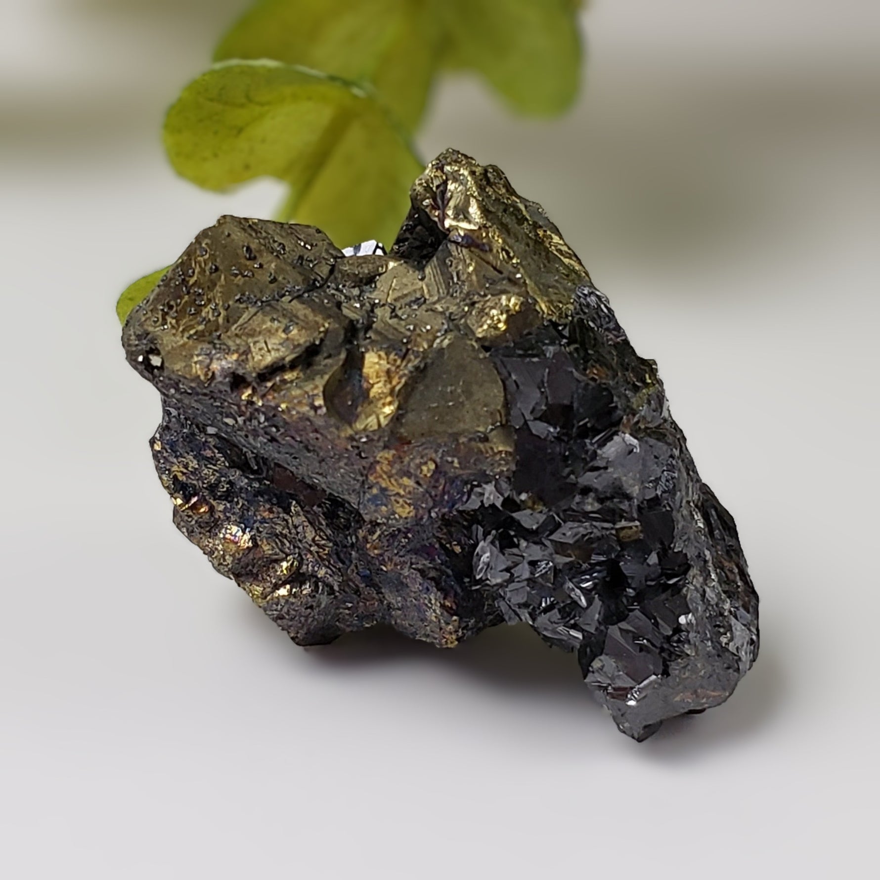 Chalcopyrite and Sphalerite Crystal Cluster | 25.3 grams | China