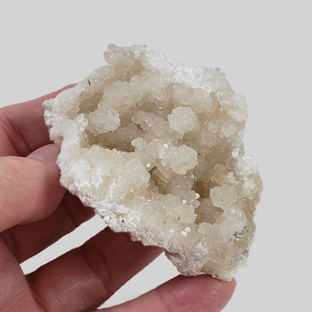 Gyrolite on Prehnite Crystal Cluster | 111 grams | Mumbai, India 4