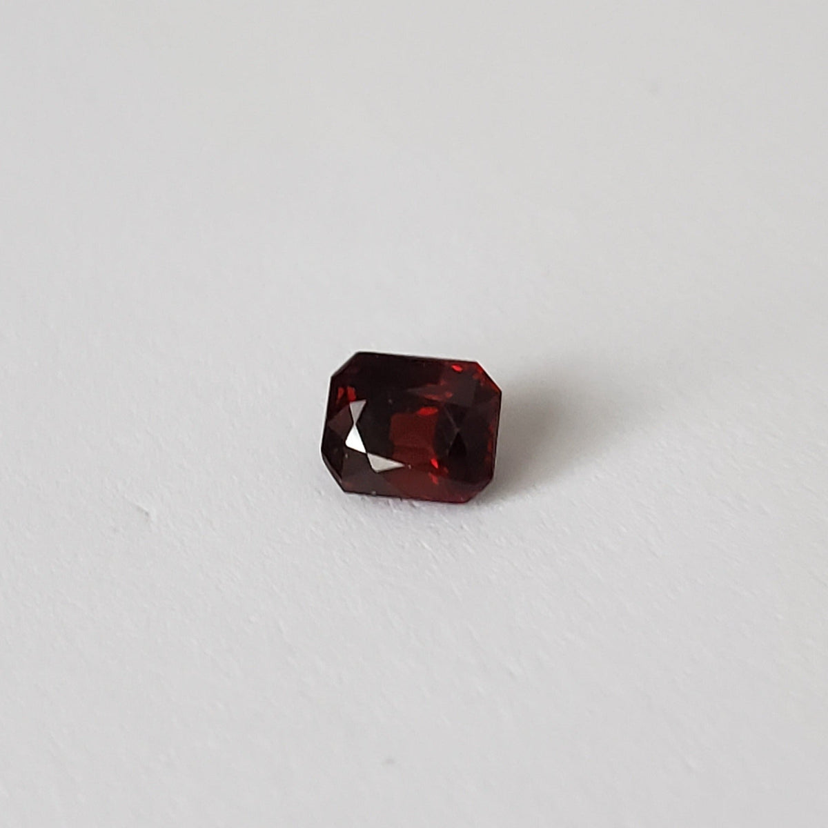  Mozambique Garnet | Octagon Cut | Untreated | Orange Red | 5.8x4.7mm 