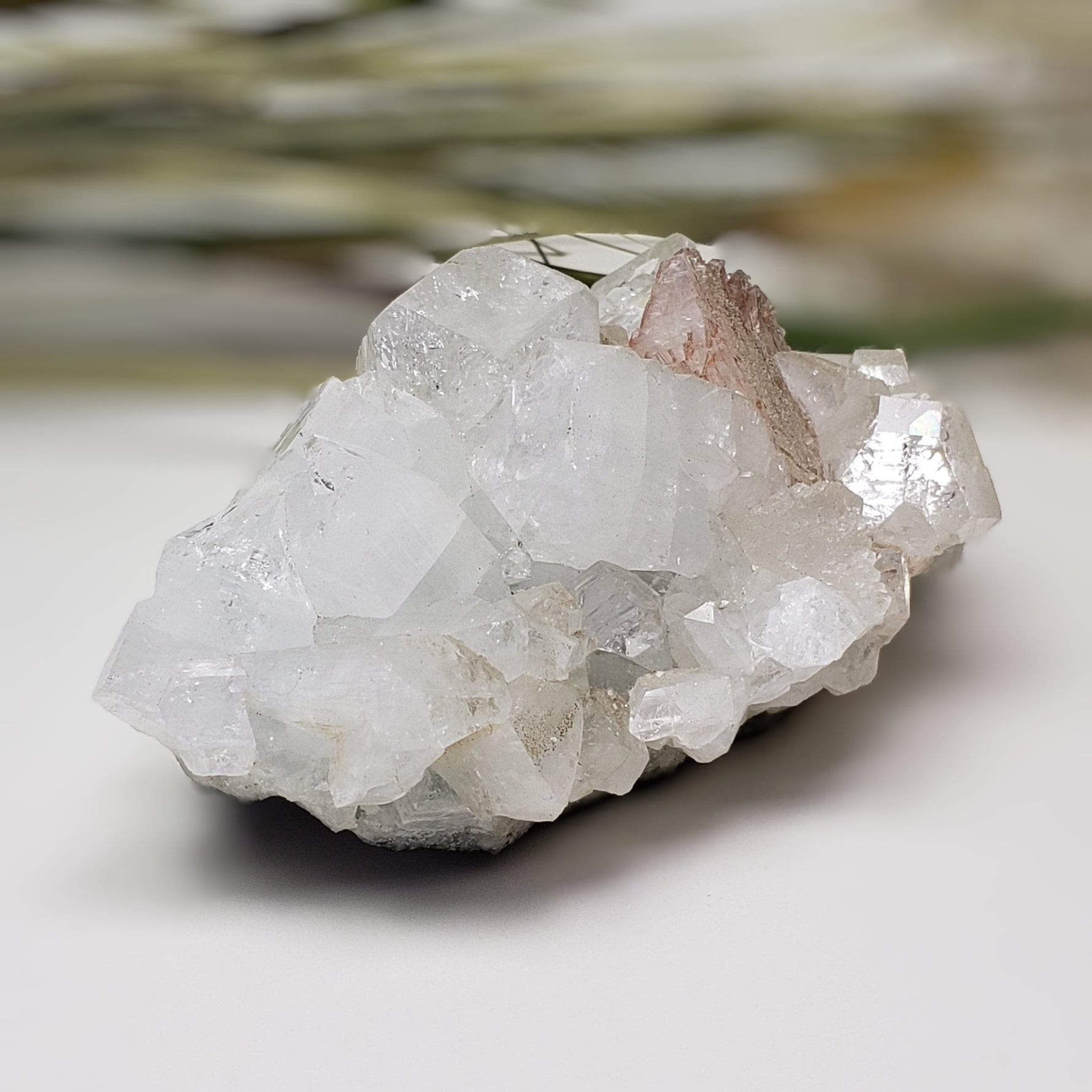 Heulandite on Apophyllite Cluster Crystal | 412 gr | Jalgaon India