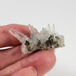  Quartz, Bornite, Pyrite Crystal Cluster | 9.63 grams | Leonard Mine, Butte, Montana 