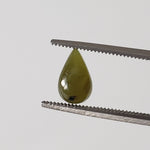 Nephrite Pair | Pear Shape Cabochon | Green | 8x5mm | Canada