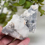 Apophyllite and Stilbite on Chalcedony Druse | 302gr | Jalgaon, India