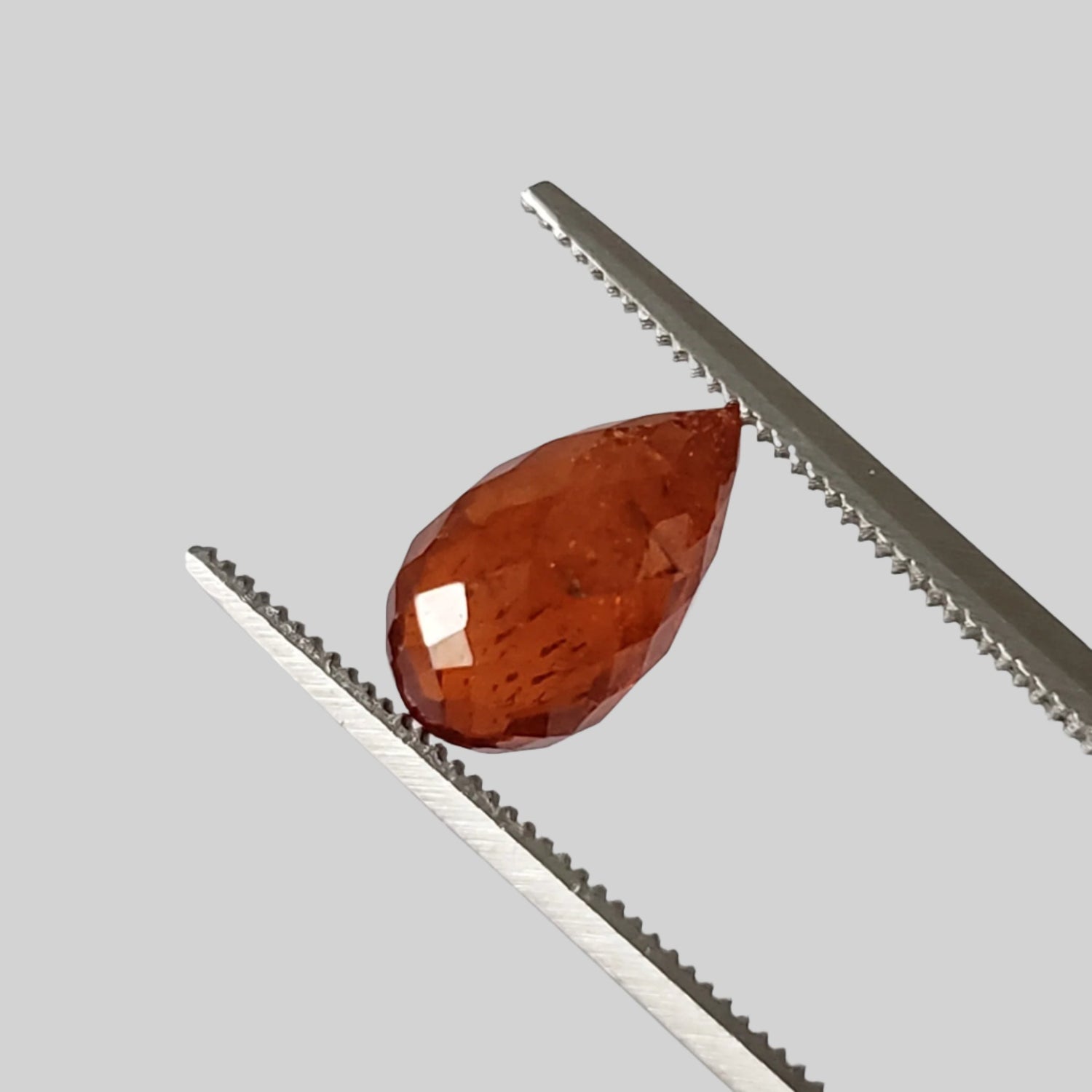  Spessartite Garnet | Briolette | Orange Red | 10x6mm 3.4ct 