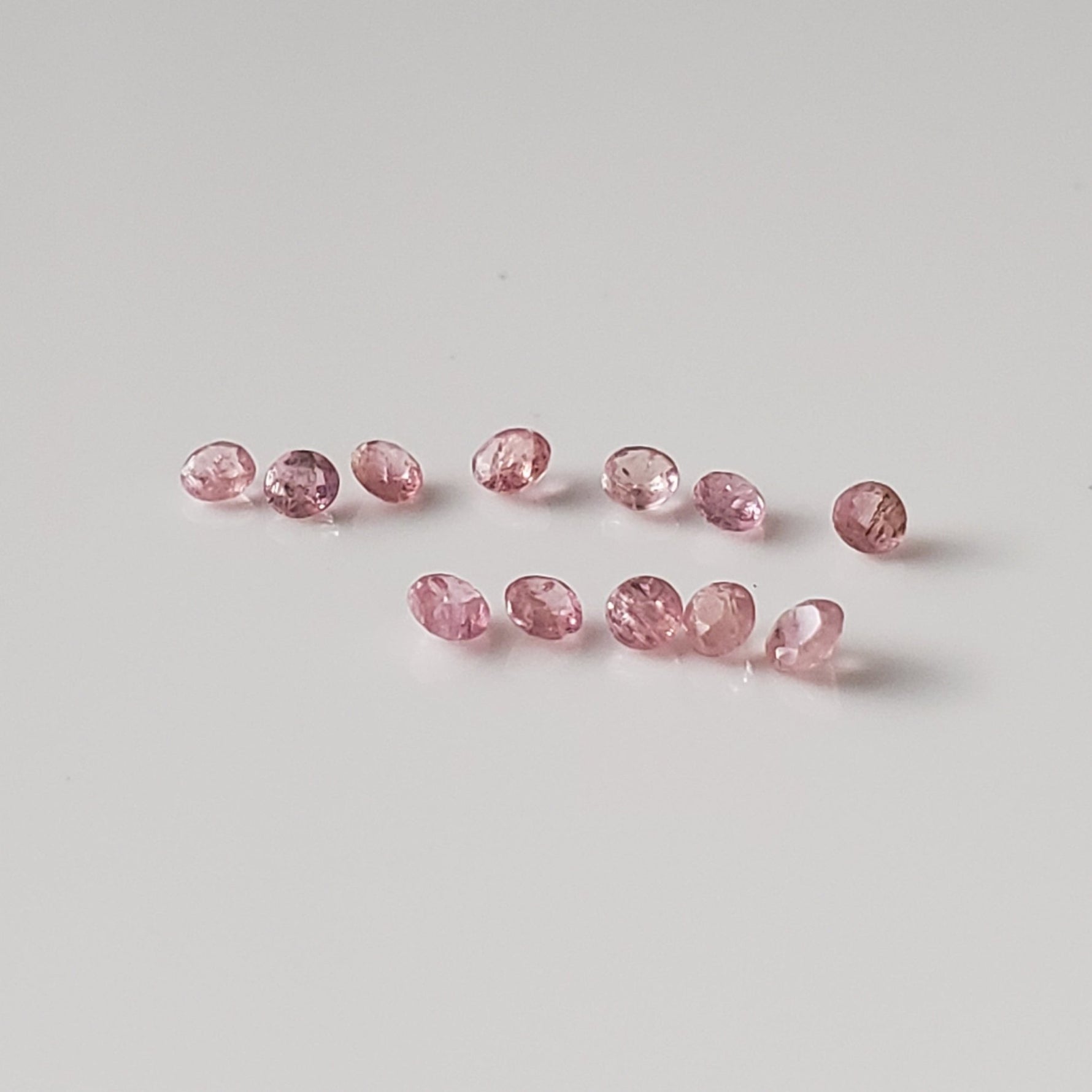  Pezzottaite | Round Cut | Rare Untreated Gemstone | Pink | 1.8mm 