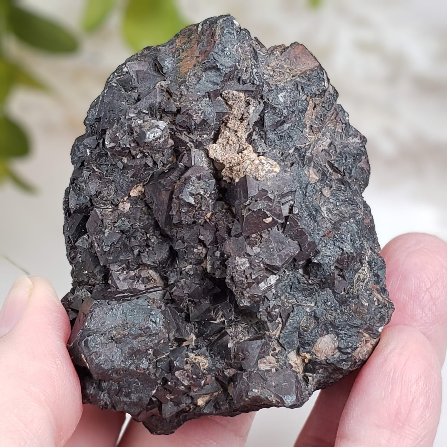  Magnetite Cluster | Crystals Mineral | 427 gr | Cerro de Mercado, Mexico 