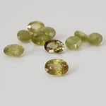  Sphene | Oval Cut | Lime Green | 7x5mm 