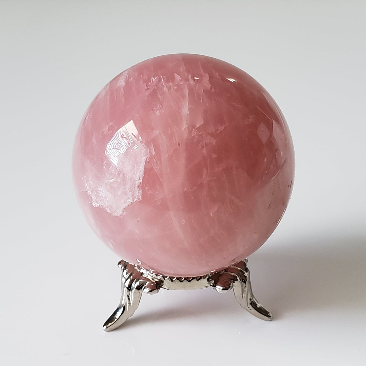 Rose Quartz Sphere | 49 mm, 1.9 in | 172 Grams | China 3