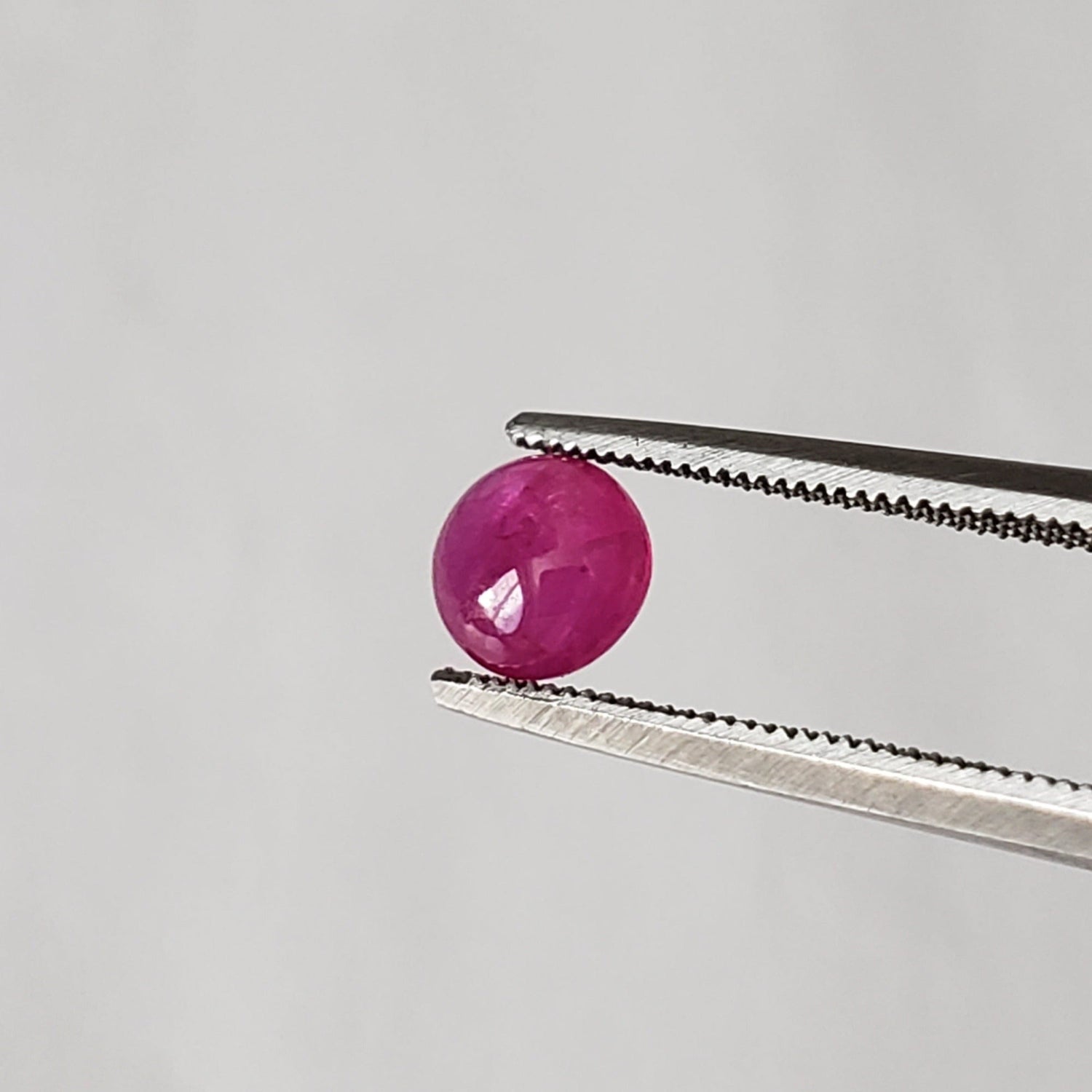 Ruby | Round Cabochon | Rich Pink | 5mm 0.8ct