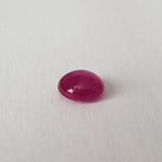 Ruby | Round Cabochon | Rich Pink | 5mm 0.8ct