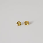 Sapphire | Round Diamond Cut | Canary Yellow | 2.5mm 3