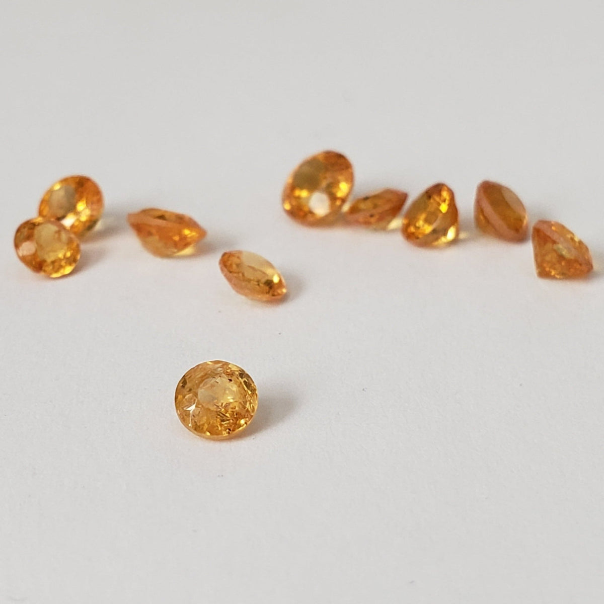 Spessartite Garnet | 10 piece Lot | Mixed Shapes and sizes | 4.4tcw