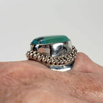   Spider Turquoise Ring | 925 Sterling Silver | Size 8 